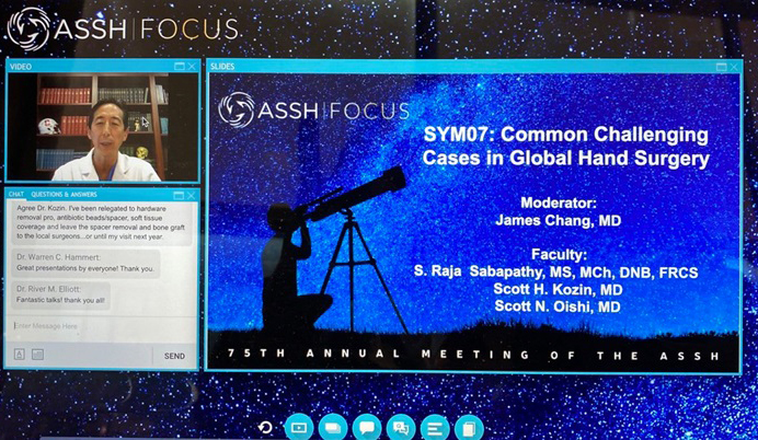 What I Learned at the ASSH 2020 Virtual Annual Meeting – One Hand Surgeon’s Perspective
